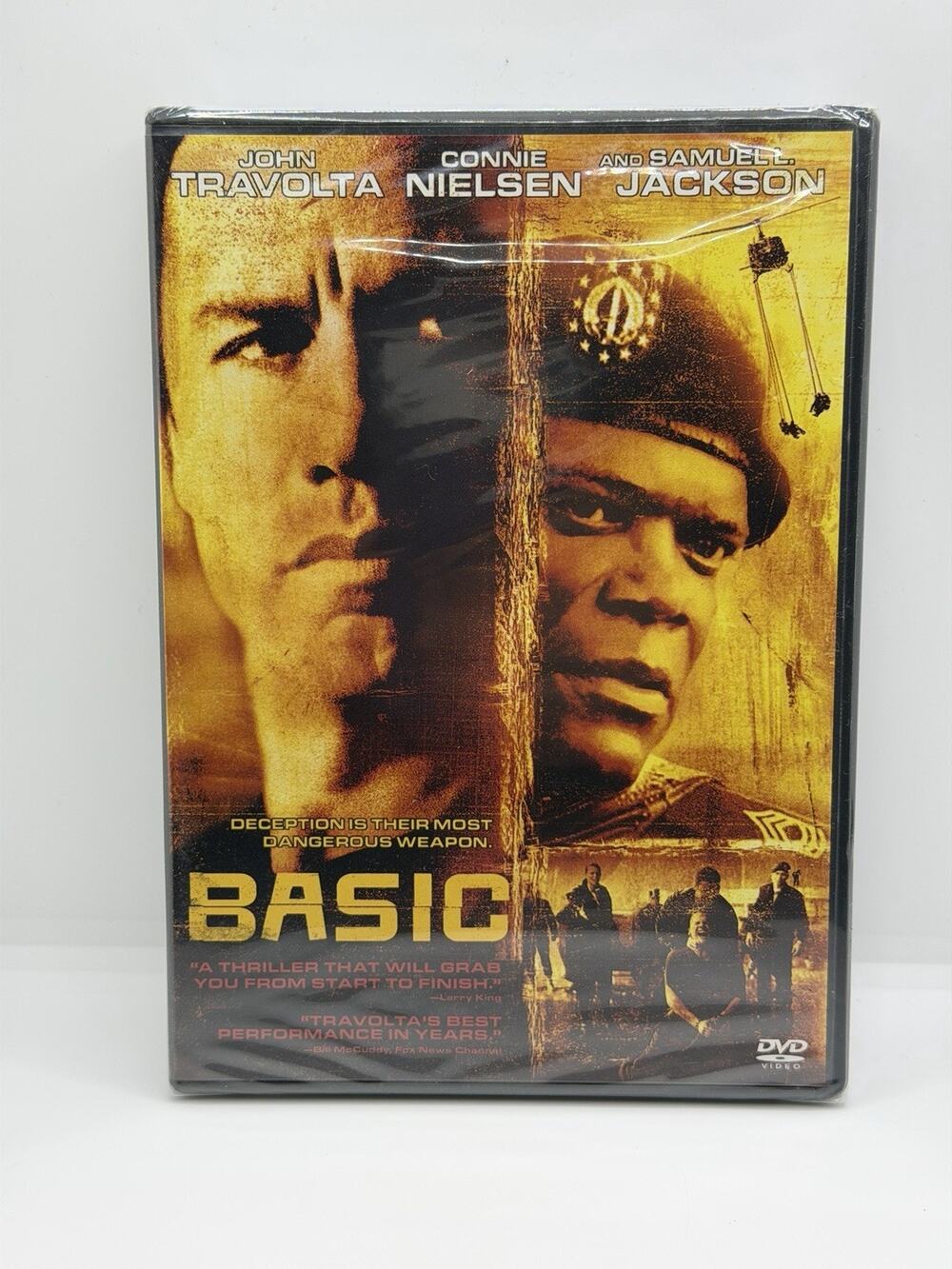 Basic (DVD, 2003, Special Edition) John Travolta Samuel Jackson Rated R￼ ~NEW~